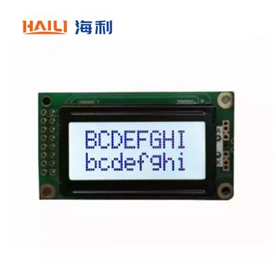 8x2 tecken LCD -modul