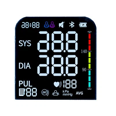 Positiv transmissiv HTN LCD -display